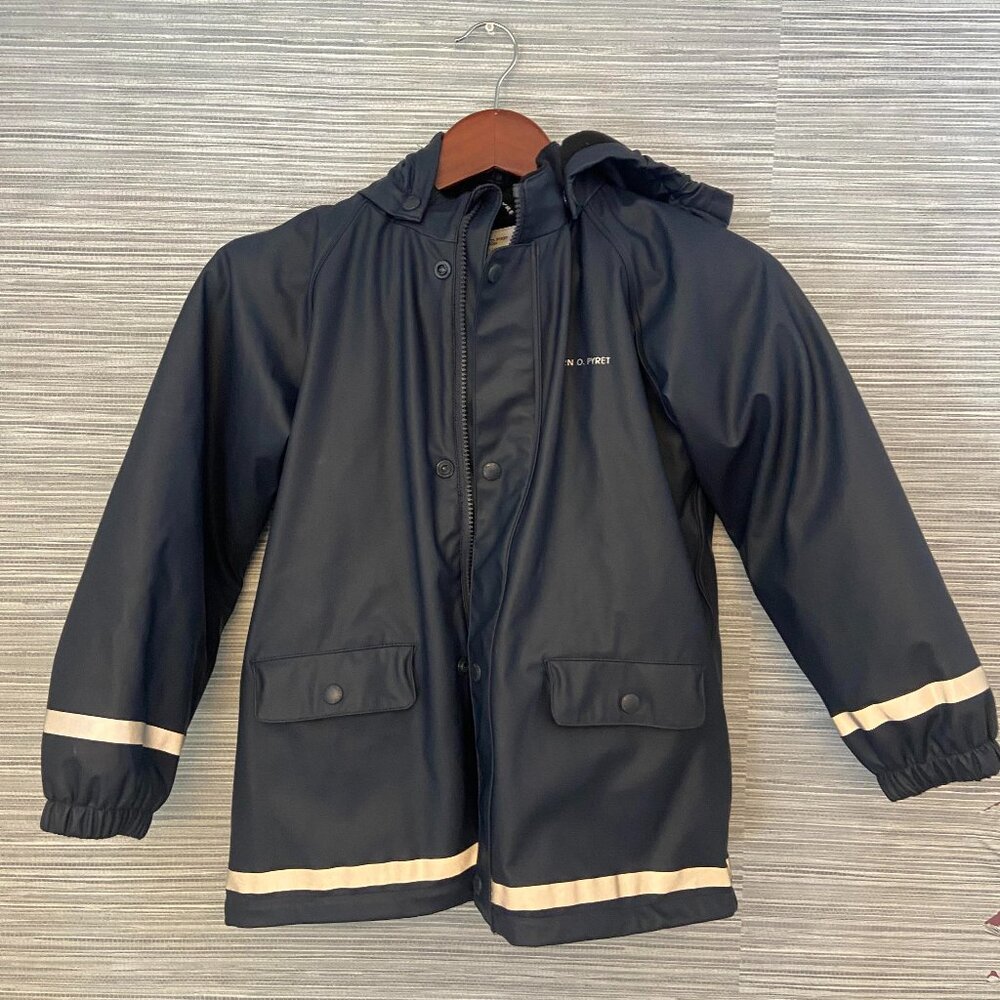 Polarn O Pyret Swedish High-Quality Cozy Lined Raincoat Children's Ages 6-8